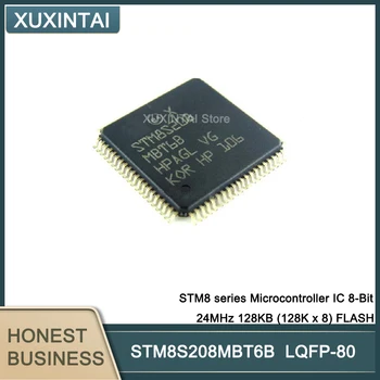 10 kom./lot STM8S208MBT6B STM8S208 STM8 serije Mikrokontrolera IC 8-bitni 24 Mhz 128KB (128K x 8) FLASH