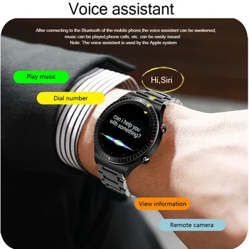 2021 Novi Čelični Poslovno Putovanje Bluetooth Sat Poziv Smartwatch Muškarci Žene Vodootporan Sportski Fitness Narukvica Za IOS, Android Honor