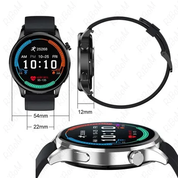 2022 Gt3 Puni zaslon Osjetljiv na Smart Satovi Za Muškarce Sportski Sat IP68 Vodootporan Monitor Srčane Smartwatch Za IOS, Android Telefon