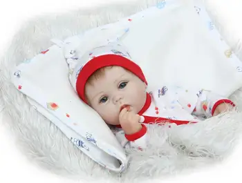 42 cm, Meko Tijelo Slicones Reborn Baby Doll Igračka za Djecu Vinil Novorođene Girl Bebe Lutke Djeca su Djeca Dar Djevojka Playmates