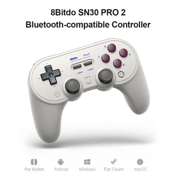8BitDo SN30 PRO 2 Bluetooth-kompatibilni Bežični Kontroler Praska je Vibracija, Gamepad za PC Prekidač Android Malina Pi