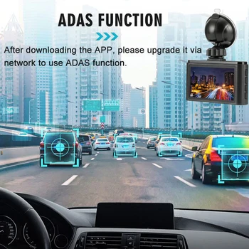ADAS Auto dvr Dash Cam 1080p video recorder stražnja Kamera wifi Auto Kamera od 3,2