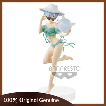 Anime Banpresto Re Zero: Početak života u drugom svijetu Rem kupaći Kostim Brojka Originalni Model Lutke, Igračke Realshot