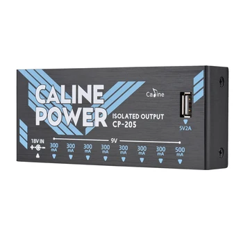 Caline Guitar Effect Power Supply 8 Izolirani Izlaz za Pedala, efekata 9V s Kabelom za Napajanje Guiar Accessaries