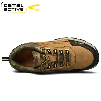 Camel Active / Novost 2020 godine; Visokokvalitetna Branded Muške Casual cipele Od prave kože; Prozračna Демисезонная Ulica Muške Cipele čipka-up