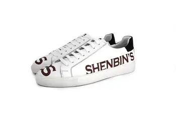 Crvene Tenisice s Logotipom marke SHENBIN, Sportske Cipele ručne izrade Shenbins