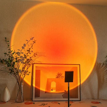 Dizajn Je Umjetnost Moderne Lampe Zalazak Sunca Crvena Paul Rasvjeta Solarna Spavaća Soba Dnevni Boravak Kreativni Bar Foto Atmosfera Skandinavski Kreativni Svjetlo