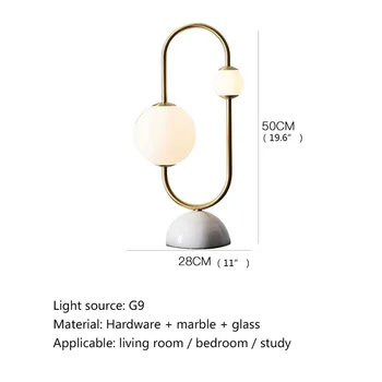 DLMH Nordic Moderan Kreativni Kratka svjetla Lampe LED Desktop Rasvjeta za Dom Dnevni boravak Dekoracija