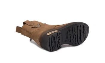 Jack Hammer Hmj 15200 G Kaki нубук 2021 Zimska ženska cipele Čizme Čizme Od prave kože kravlja koža Poslovne Dizalo Spojen Munja dnevno