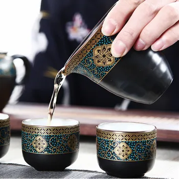 Kineski Klasicni Keramičke Čaj Ručni Rad Čaj Gaiwan Čaj Čajne Šalice Genetika Čajna Posuđe Posuđe Za Piće Ceremonija Isporuke Poklona