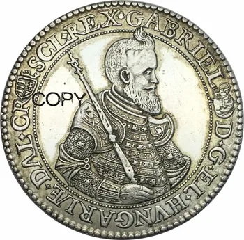 Mađarska 1621 Vojvodstva Transilvanija Thaler Gabriel Бетлем 90% Srebro fotokopirni kovanice
