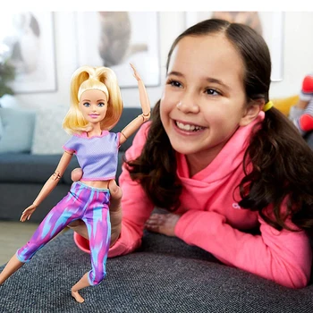 Moda Barbie Doll Pokretna Gimnastika Joga Lutka Dječja Igračka 22 Suradnja Model Smjenski Tkanina Princeza Rođendanski Poklon Igračka Girl