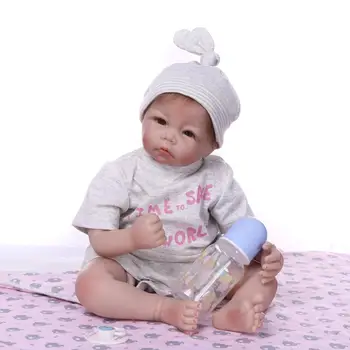 Modeliranje igračke lutke 20 inča bebe reborn mekana silikonska lutka novorođenog djeteta lutke blagdanski pokloni za djecu