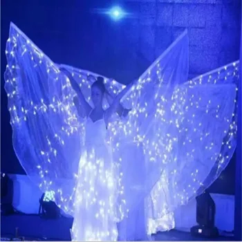 Najnoviji Led Svijetao Večernja Haljina Krila LED Light Growing Up Stage performance Dvorana Costume