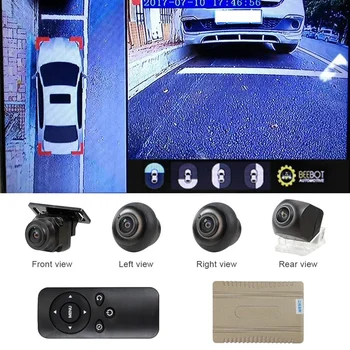 NEW-Car Parking Assistance Panoramic View All Round Rearview Camera System 360 degree Car Mirror Monitor