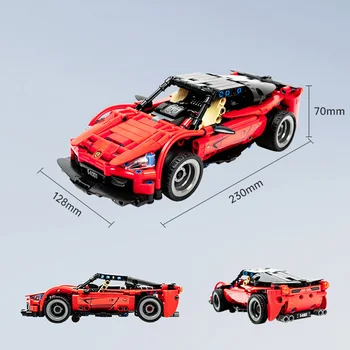 Novi high-tech RC Super Sportski Automobil Suv Model Gradivni Blokovi Kreativni Programabilni Automobil Cigle Zagonetka Dječje Igračke za Dječake Pokloni