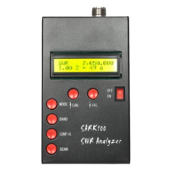 Novi Visokokvalitetni 1-60MHz Antenski Analizator Metar FPV Ham Radio Hobbyists Wave Tester SARK100 Impedancija Mjerenje Kapaciteta