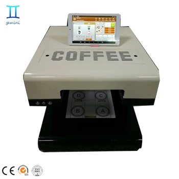 Pisač latte kava, zaslon osjetljiv na dodir Android, jestiva inkjet ispis s tiskarski stroj aparat za kavu i kolač