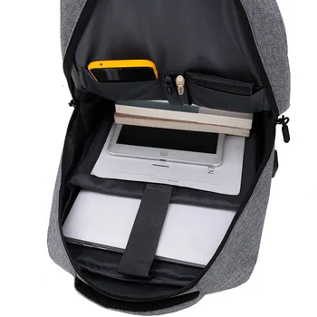 Ruksak Muškarci Laptop Anti Theft Bagpack USB Punjenje Mini Back Pack za Mlade Dječake College School of Business Torba