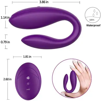 Seks-Igračke za Žene Daljinski Upravljač Vibrator Klitoris Stimulans 7 Frekvencija Vibracije Vodootporan Masturbator G-Spot Vibrator
