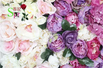 SPR 10 kom./lot visoke kvalitete događaja i svadbeni nakit zid cvijet pozadina umjetna ruža hortenzija cvjetni aranžmani