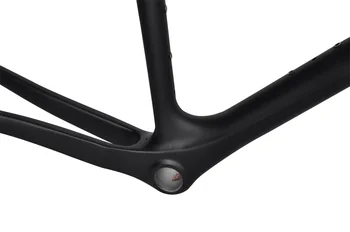 Winice Cyclocross Carbon Fiber Okvira Vilica Disk kočnice, Unutarnja Usmjeravanje BB30 BSA CX Crna Mat