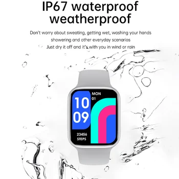 Xiaomi Mijia Smart Watch BT Poziv Heart Rate Monitor Smart Clock Sport Fitness Track DIY Watchface 1.75 in Ekran Za Android i IOS