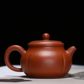Yixing pot of pure manual recommended zhu mud sac nameplates, home pumpkin pot of red crafts wholesale custom tableware