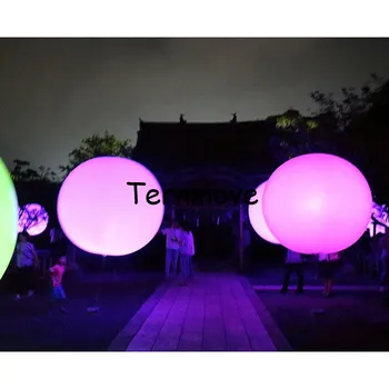 Zvučna kontrola led stage display balloon decoration led beach ball remote control color changing giant led balloon