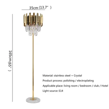 ·OULALA Svjetlo Svjetiljke Moderne LED Luksuzni Crystal Dekorativne Za Dom Dnevni boravak Spavaća soba